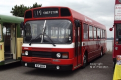 More than 30 years after National Welsh received its last new LNs, I have finally managed to take a couple of photos of one of that final batch. BUH240V was delivered in 1980 as NS8012, and has survived into preservation carrying its final NWOS fleet number. Here it is seen at the Red & White gathering held in Beachley, in September 2014. There may be a few other survivors of the NWOS Nationals, but I believe this is the only one in active preservation.